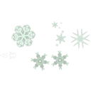 download A Snowflake clipart image with 315 hue color