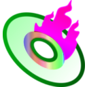 download Burn Cd clipart image with 270 hue color