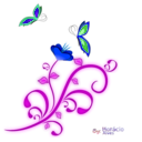 download Borboletas clipart image with 180 hue color