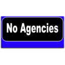 download No Agencies clipart image with 225 hue color