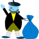 download Olentzero clipart image with 180 hue color