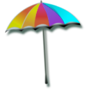 download Umbrella clipart image with 135 hue color