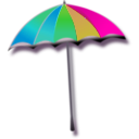 download Umbrella clipart image with 270 hue color