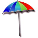 download Umbrella clipart image with 315 hue color