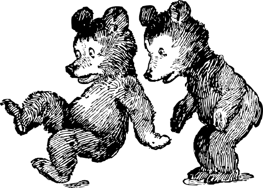 Startled Bears