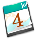 download 4th July Calendar clipart image with 180 hue color