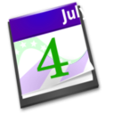 download 4th July Calendar clipart image with 270 hue color