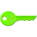 download Key clipart image with 45 hue color
