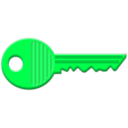 download Key clipart image with 90 hue color