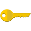 download Key clipart image with 0 hue color