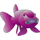 download Brown Fish clipart image with 270 hue color