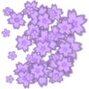 download Tile Effect Sakura 2 clipart image with 270 hue color