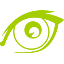 download Simple Eye clipart image with 45 hue color
