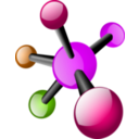 download Molecules clipart image with 270 hue color