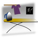 download Ironing Table clipart image with 0 hue color