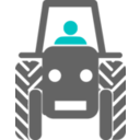 download Tracktor clipart image with 180 hue color