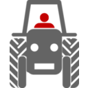 download Tracktor clipart image with 0 hue color