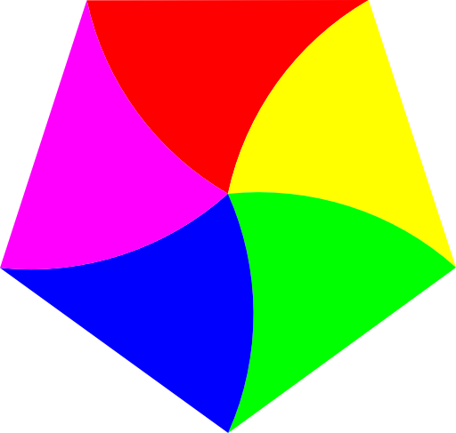 Swirly Pentagon