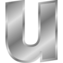 download Effect Letters Alphabet Silver clipart image with 90 hue color