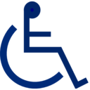 download Wheelchair Sign clipart image with 0 hue color