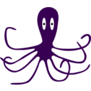 download Octopus clipart image with 0 hue color