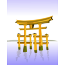 download Torii clipart image with 45 hue color