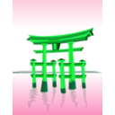 download Torii clipart image with 135 hue color