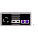 download Nintendo 8 Bit Controller clipart image with 270 hue color