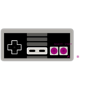 download Nintendo 8 Bit Controller clipart image with 315 hue color
