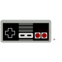 download Nintendo 8 Bit Controller clipart image with 0 hue color