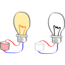 download Light Bulb clipart image with 0 hue color