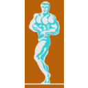 download Bodybuilder 2 By Rones clipart image with 180 hue color