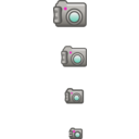 download Digital Photo Camera Icon clipart image with 315 hue color