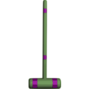 download Croquet Mallet clipart image with 45 hue color