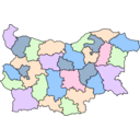 download Administrative Map Of Bulgaria clipart image with 270 hue color