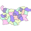 download Administrative Map Of Bulgaria clipart image with 315 hue color