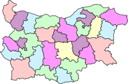 Administrative Map Of Bulgaria