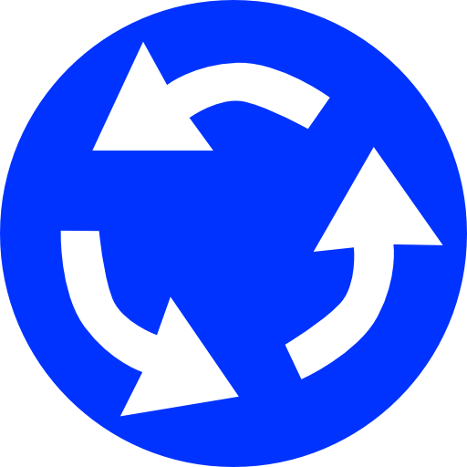 Roundabout Traffic Sign