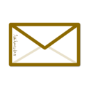 download Envelope With Some Alien Writing clipart image with 45 hue color