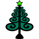 download Christmas Tree clipart image with 45 hue color