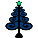 download Christmas Tree clipart image with 90 hue color