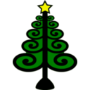 download Christmas Tree clipart image with 0 hue color