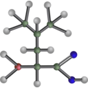 download Leucine Amino Acid clipart image with 225 hue color