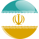 download Iran Flag Button clipart image with 45 hue color