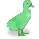 download Duckling clipart image with 90 hue color