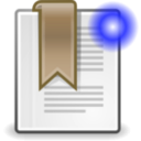 download Tango Bookmark New clipart image with 180 hue color