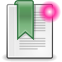 download Tango Bookmark New clipart image with 270 hue color