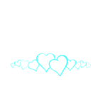 download Hearts clipart image with 180 hue color