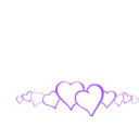 download Hearts clipart image with 270 hue color