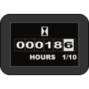 download Hobbs Hour Meter clipart image with 45 hue color